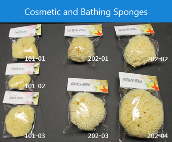Sea sponges, loofah, sisal, face, nail and foot care, nylon